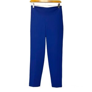 Nanushka Budapest Royal Blue Pants Women’s XS Side Zip Flat Front Business